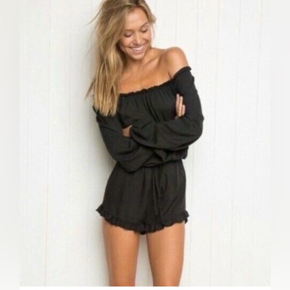 Brandy Melville Long Sleeve Romper